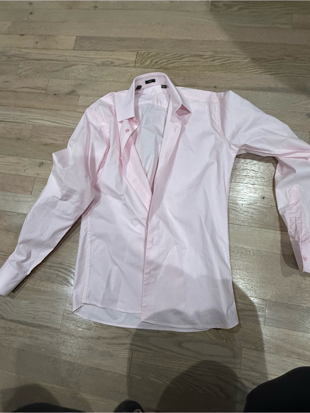 RAGAZZA Light Pink Button-Down Shirt for Kids